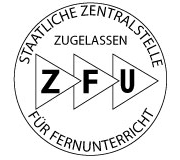 Fernstudiengänge staatlich zugelassen durch die ZFU